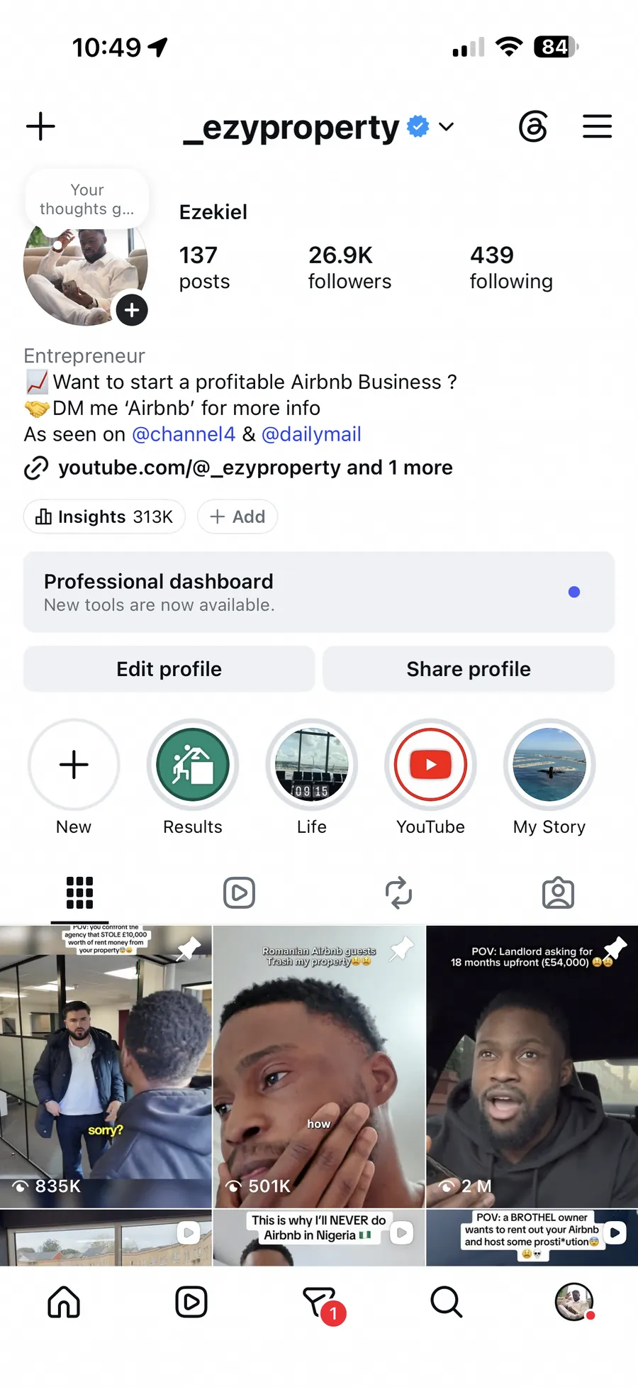 EzyProperty Instagram
